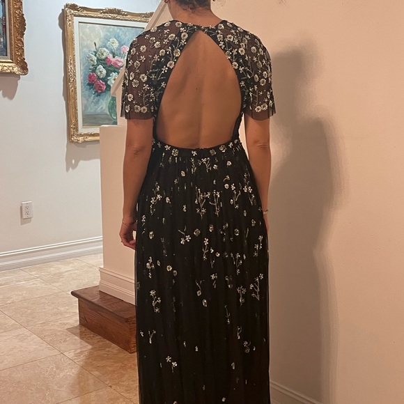 Needle & Thread London Embroidered Gown. US 2 - Picture 6 of 12